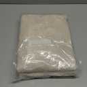 Anmao Taupe Semi Sheer Light Filtering Curtains 84 Inches Long 2 Panels, Leaf Pattern Drapes for Living Room Bedroom, Rod Pocket Sheer Window Treatments with Floral Design, 52x84 Inch