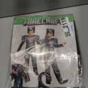 Minecraft Costume, Official Nether Armor Outfit for Kids Minecraft Costume (Large (10-12)