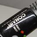 Conair Instant Heat Curling Iron Brush, 3/4-Inch Barrel Curling Brush for Short Hair, 30-Second Heat-Up with 25 Heat Settings for All Hair Types, Black