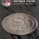 Rico AEM1901: 49Ers Antique Nickel Auto Emblem