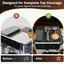 Silicone Top Mat Compatible with Ninja Luxe Caf Espresso Machine ES601 & ES701, Non-Slip Waterproof Heat-Resistant Cover, Food-Grade Counter Protector, Easy to Clean Coffee Maker Accessory