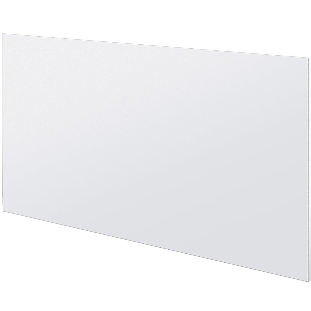 Threehoney HDPE Sheet 1/4" Thick 24 x 48 Inch, HDPE Plastic Sheet High Density Polyethylene Board Flexible Solid Plastic Block for DIY Projects Crafts Machining Home(White)