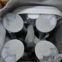 Tiny Marvels Portable Booster Seat, Foldable Baby High Chair with Removable Tray, Safety Harness & Carry Bag  for Toddlers Ages 6M-3Y, Ideal for Dining, Travel, Camping & Family Time (Grey)