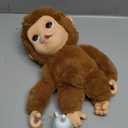 Little Live Pets My Baby Monkey Mango, 50+ Sounds and Reactions, Plush Interactive Monkey Toy Set with Accessories, Interactive Pets for Kids Ages 4+