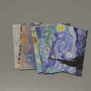 Monolike Art Gogh & Monet Single cards - mix 24 pack, Famous painting and Famous 24 Monet + Gogh Single cards