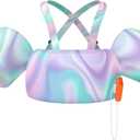 HeySplash Toddler Swim Vest, Toddler Floaties Fit 13-33 Lbs, Children Swimming Jacket 1-2-3-5-6 Year Old, Kids Float Swim Jacket Arm Water Wing, Puddle Pool Jumper Swim Aid,Boys,Girls