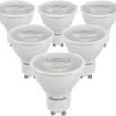 DEWENWILS 6-Pack GU10 LED Bulb Dimmable, 3000K Warm White GU10 Bulb Replacement for Track Lighting, 500LM, 7W(50W Equivalent) LED Light Bulb for Kitchen, Range Hood, Living Room, Bedroom