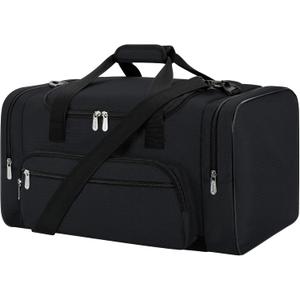 Sports Duffel Bag 26 Inch Travel Gym Duffle - Black