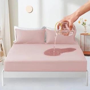 Dust-Proof Bed Cover for Extra Thick Mattresses, Pink, 36×72
