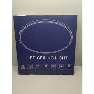20 Inch Flush Mount Ceiling Light, 40W Dimmable LED Fixture 4000LM, 3000K/4500K/6000K Adjustable, Round Ceiling Lamp for Bedroom, Kitchen, Living Room, Dining Room, Bathroom, Silver