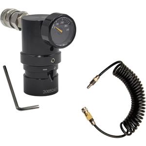 HPA Low Pressure MR Reg GEN2 Micro CO2 Regulator Adjustable with US 2202 Foster Output 20psi to 200psi for Airsoft Pistol PCP Paintball