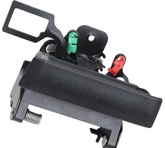 APPERFiT Locking Tailgate Handle Latch w/Bezel & Lock Cylinder 22755305 Compatible with 2007-2014 Chevrolet Chevy Silverado GMC Sierra 1500 2500 3500 Truck Bed Tail Gate Door Panel (Black)
