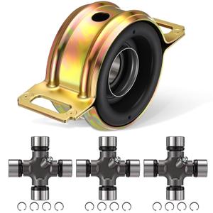 Outus Drive Shaft Center Support Bearing & U-Joints Set Compatible with 2wd 4wd 2005-2015 Replaces 37230-0k040 5-213x
