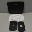 Steel Monitor Mount Reinforcement Plate for Thin Glass & Other Fragile Tabletop - Steel Bracket Plate Fits Most Desk Stand Grommet & C-Clamp Monitor Arm Mounts Installation Black MAAC-P