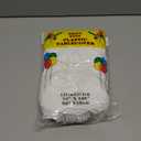 2 Pack Plastic Tablecloths - Disposable Table Covers for Christmas, BBQ, Picnic, Birthday, Wedding, Parties & Xmas - Oil-proof, Thin White Table Cover - 54 x 108 In