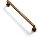 Goo-Ki 6 Pack 5'' Center to Center Antique Brass Cabinet Bar Pulls Vintage Drawer Handles Closet Classic Retro Home Kitchen Improvement Hardware