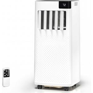 Antarctic Star Portable Air Conditioner 10000 BTU,5-in-1 AC Unit with Cool, Dehumidifier, Fan, Sleep & Timer Modes, Auto Swing, Child Lock, Cools Up to 450 Sq.Ft, Air Conditioner for Bedroom Apartment