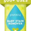 Puracy Stain Remover for Baby Clothes and Cloth Diapers, Newborn Baby Essentials Must Haves, Enzyme-Based Laundry Spray, Natural Spot and Odor Cleaner, 16 Oz