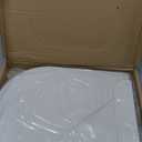 Seat and cover ME by STARCK elong. white hinges ss w. automatic