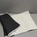 MontVoo Bath Mat,Chenille Absorbent Bathroom Mat Quick Dry Rubber Backed Bathroom Rugs Non Slip Washable Bath Mats,Ultra Thin Bathroom Rugs Fit Under Door,17"x24",White