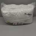 Cotton Quilt Bedding Sets Queen Size, 3 Pieces Reversible Lightweight Coverlets Comforters Bedspreads for All Seasons,Weave Stitching Pattern,White (Queen (90 by 98inch))