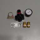 Beduan BR4000 Air Compressor Regulator Combo 1/2" NPT,Manual Drain with Bracket, Gauge