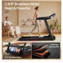 CURSOR FITNESS 16% Incline Treadmills for Home Small with 3 LED Displays
400LBS Capacity Foldable Walking Pad Treadmill with Low Noise 3.0HP Motor, Portable Treadmill 0.6-7.0MPH