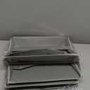 Ofiray-home Over the Door Organizer 5 Tiers,Extra Large Behind Door Storage of 10 Compartments,80 lbs Weight Capacity Over the Door Storage, Door Hanging Organizer for Closet, Diaper Organizer, Gray