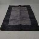 PURRUGS Dirt Trapping Door Mat 20" x 32", Non-Slip/Skid Machine Washable Entryway Rug, Shoes Scraper, Throw Rug, Super Absorbent Area Rug for Muddy Wet Shoes and Paws, Light Grey & Grey