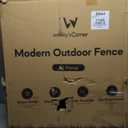 WESLEY'S CORNER Tall Fence Panels - 32H x 29L, No Dig Metal Dog Fence, Heavy Duty, Garden Border & Animal Barrier, Rustproof, Decorative Fencing for Backyards, Frontyards, Outdoors and Edging (Black)