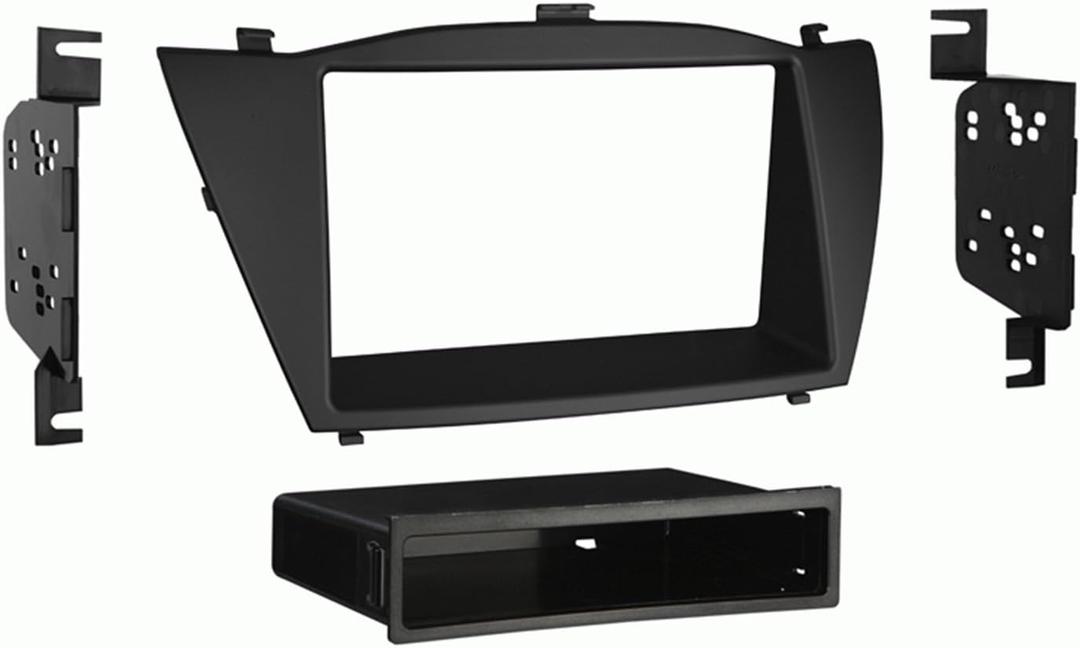 Metra Electronics 99-7341B Hyundai Tucson 2010-up Installation Dash Kit for Single or Double DIN/ISO Radios, Black