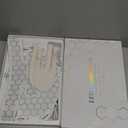 Yahi Red Light Photon Facial & Neck Mask with Remote Control, 7 Custom Modes with Infrared, Portable & Rechargeable with Timer for Home Use, 175 HighDensity Light Beads, White