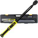 ATsafepro Digital Torque Wrench,1/2-Inch Drive Torque Wrench - 5-340Nm (4-250 ft-lb),Heavy Duty Torque Wrench with Buzzer, 5 Units, ±2% Accuracy for Trucks & Machinery