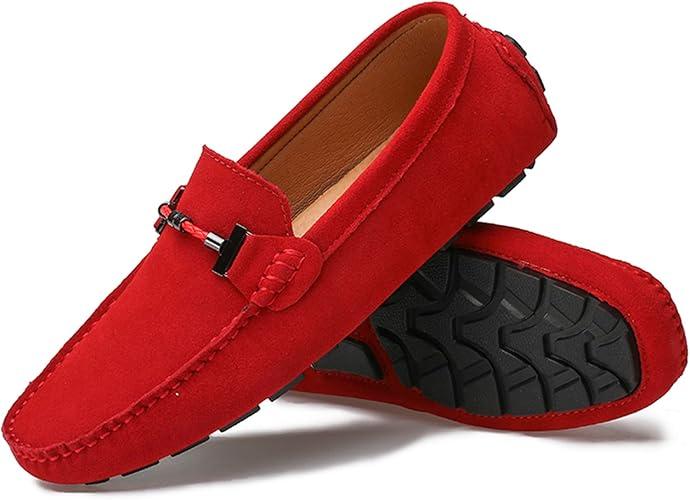 DCZTELG Penny Loafers for Men Casual Slip On Dress Moccasins Comfort Driving Boat Shoes Size 40