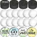 32pcs 1.5 Inch Glass Magnets for Craft w Adhesive Backing and Transparent Glass Cabochons, 38mm/1.5 Inches DIY Craft Fridge Magnets for Refrigerator(16 Set,1.5-Inches,Round)