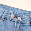 Sidefeel Women's Wide Leg Jeans High Waisted Stretchy Baggy Front Seam Denim Pants, Size 6