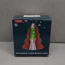 Christmas Tree Liquid Motion Lamp,for Mother's Day/Mom Gifts,14.5 inches Table Lamp Christmas Indoor Decorations for Adults and Kids, Mood Lighting Home Decor Lav Night Light (Green)