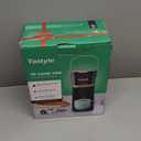 Single Serve One Cup Coffee Maker, for K Cups and Grounds, Mini Coffee Maker with Portable Handle, 6 to 12 Oz Brew Size, for Travel, Camping, Office, RV and Dorm, 120V, Black and Gold