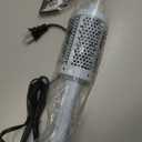 Farery 2.4" Thermal Brush, Large Barrel Heated Round Brush with Triple PTC & 5 Heat Settings (280-420F), Lightweight Dual Voltage for Voluminous Big Curls, Waves & Straightening Long Hair (Blue)