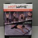 HOTWAVE Push Up Board Fitness, Portable Foldable 20 in 1 Push Up Bar at Home Gym, Pushup Handles for Floor. Professional Strength Training Equipment For Man and Women, Patent Pending (Black Advancedkit)