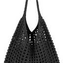 EIMMBD Crochet Bags for Women Beach Totes Bags Aesthetic Summer Tote Shoulder Hippie Bag Knit Bag