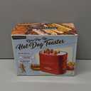Nostalgia HDT600RETRORED Retro Pop-Up 2 Hot Dog and Bun Toaster, With Mini Tongs, Works With Chicken Dogs, Turkey Dogs, Veggie Links, Sausages and Brats