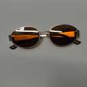 livho 2025 Trendy Oval Sunglasses - Stylish Polarized Shades for Everyday - Retro Metal Frames