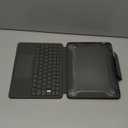 CHESONA Rugged for iPad Pro 11 (M4) 2024 Case with Keyboard, Magnetic Detachable Case & 7-Color Backlit, Smart Trackpad, 15°-180° Adjustable Stand, Portrait/Landscape, Gray