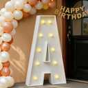 imprsv Light Up Letters, 4FT Marquee Letters for Birthday Wedding Engagement Party Decor, Large Marquee A for Party Decoration Arch Kit Decorations