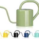 Watering Can, Stainless Steel Watering Can for Indoor & Outdoor Plants, 1L/35oz Long Spout Water Can with Handle, Rust-Proof Plant Watering Pot for House Plants, Garden Flowers