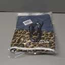 Womens High Waisted Jeans Cheetah Print Pants Wide Leg Jeans Leopard Pants Straight Leg Women Baggy Jeans Y2k (S)