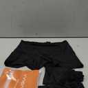 Men's Incontinence Underwear, Leak Proof Washable Reusable Cotton Boxer Brief, Heavy Flow Bladder Leak 3 Pack (Black, Large)
