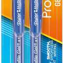 Paper Mate Gel Pen, Profile Retractable Pen, 0.7mm, Blue, 2 Count