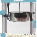 West Bend Theater Crazy Popcorn Machine, Non-stick Kettle, 4 Qt., Blue
